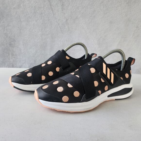 Adidas Shoes Womens Size 5 Sneakers Satin Minnie Mouse Polka Dot Disney Fortarun - Picture 8 of 11